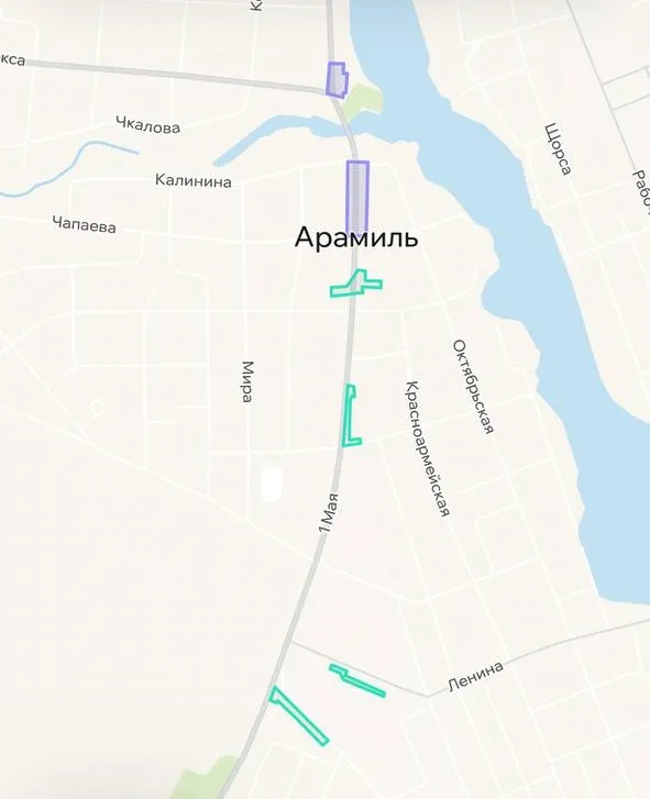 Зона покрытия Делимобиль в Арамиле
