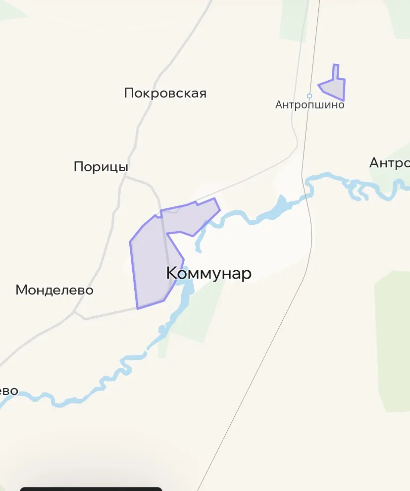 Зона покрытия Делимобиль в Коммунаре