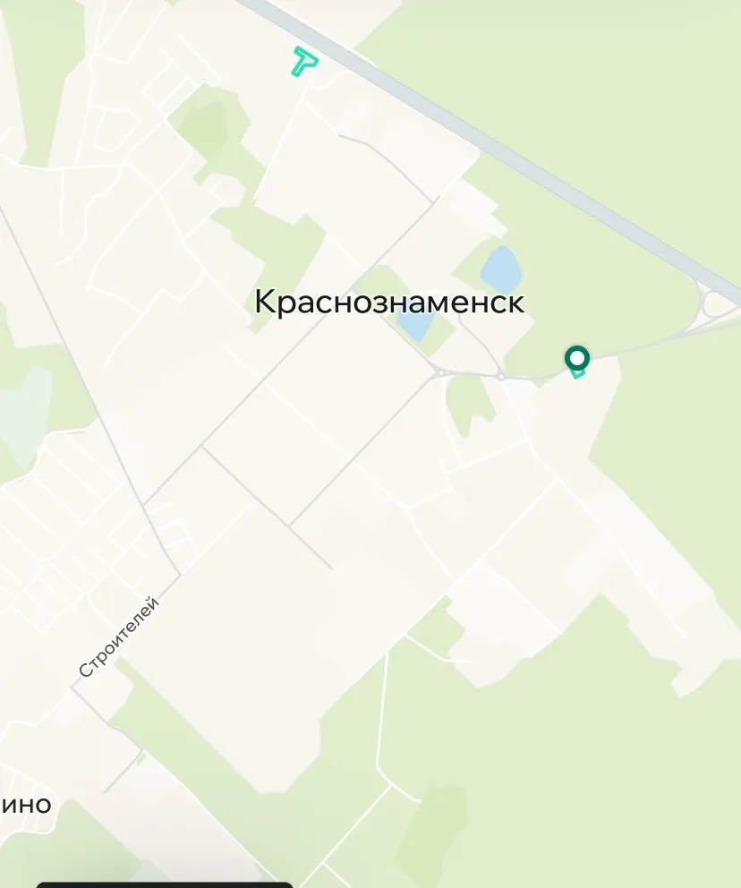 Зона покрытия Делимобиль в Краснознаменске