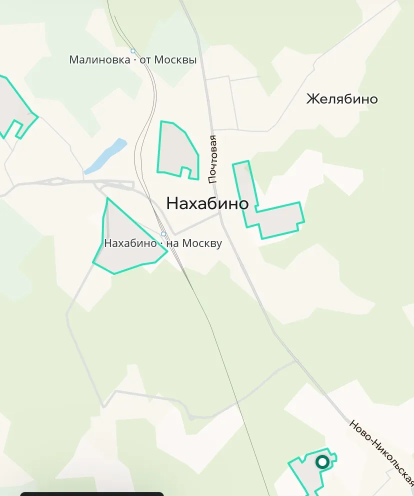 Зона покрытия Делимобиль в Нахабино