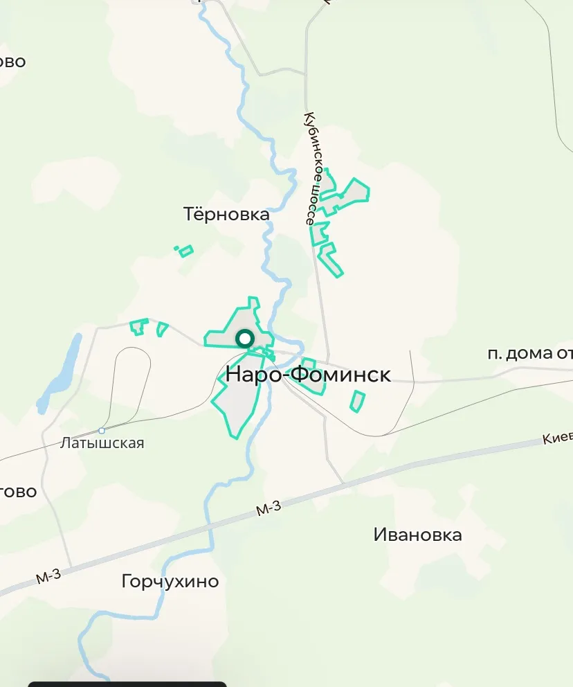 Зона покрытия Делимобиль в Наро-Фоминске