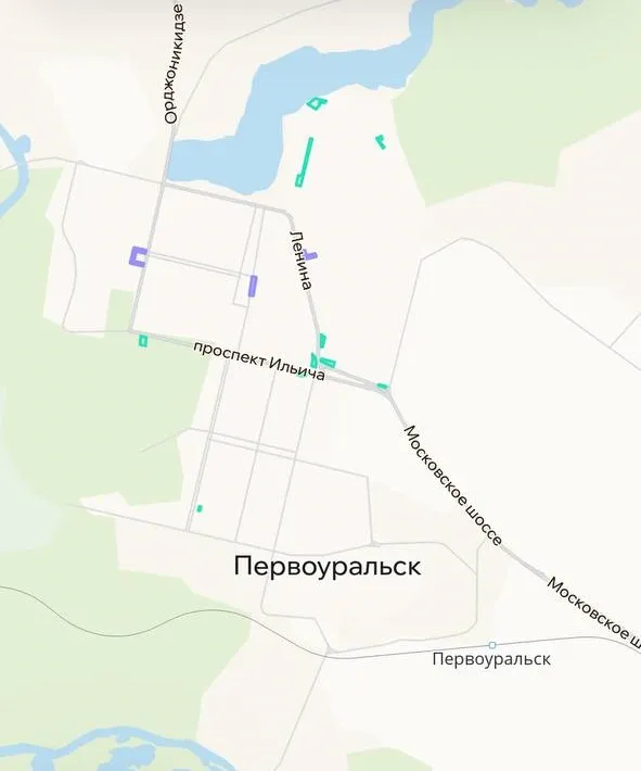 Зона покрытия Делимобиль в Первоуральске