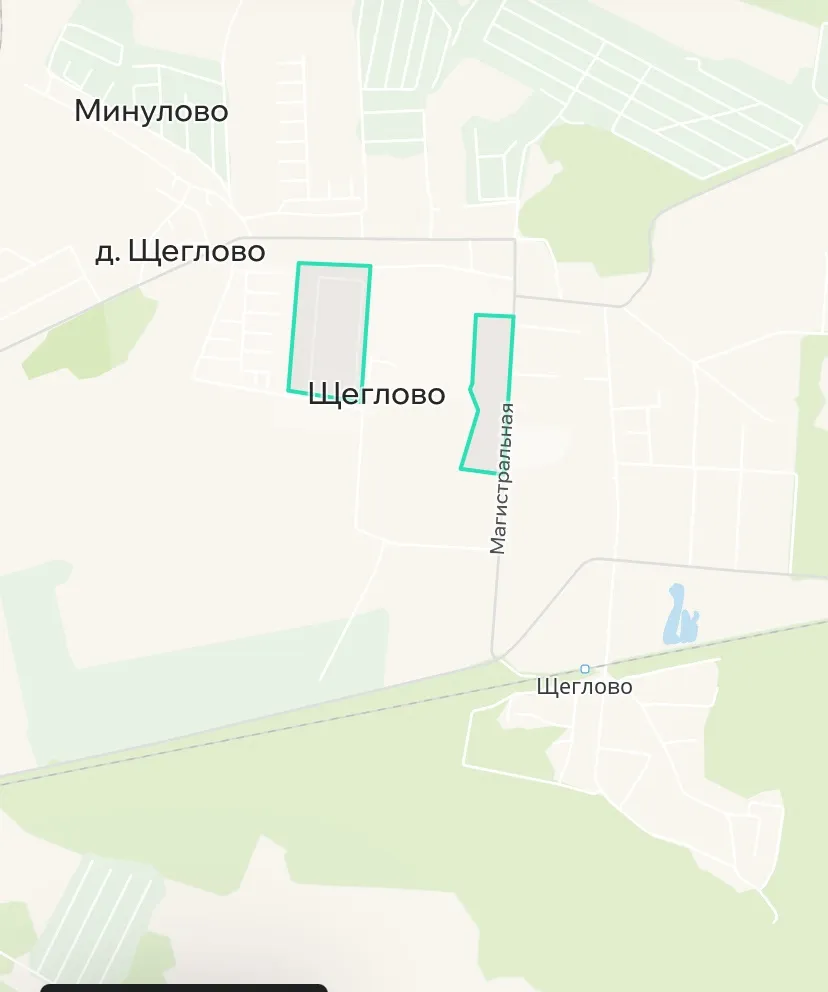 Зона покрытия Делимобиль в Щеглово
