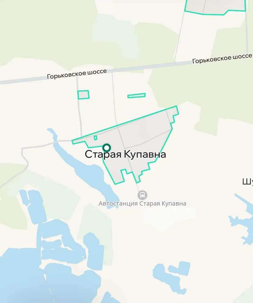 Зона покрытия Делимобиль в Старой Купавне